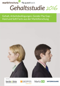 Gehalt, Arbeitsbedingungen, Gender Pay Gap in der Marktforschung. Gehaltsstudie 2016 - kostenlos zum Download