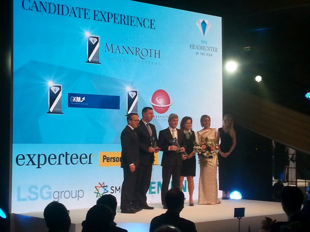 Headhunter of the Year Award Übergebung